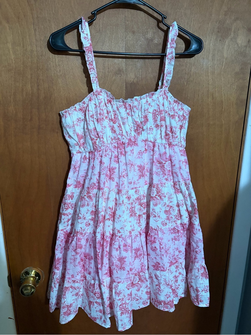 Altar’d State Pink and White Floral Dress
